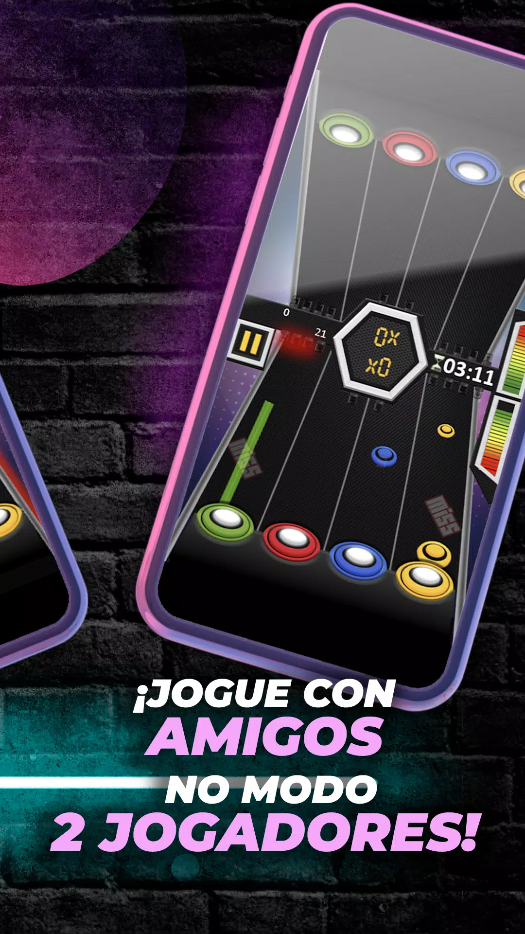 Download do APK de Guitar Hero Mobile: Jogo Ritmo para Android