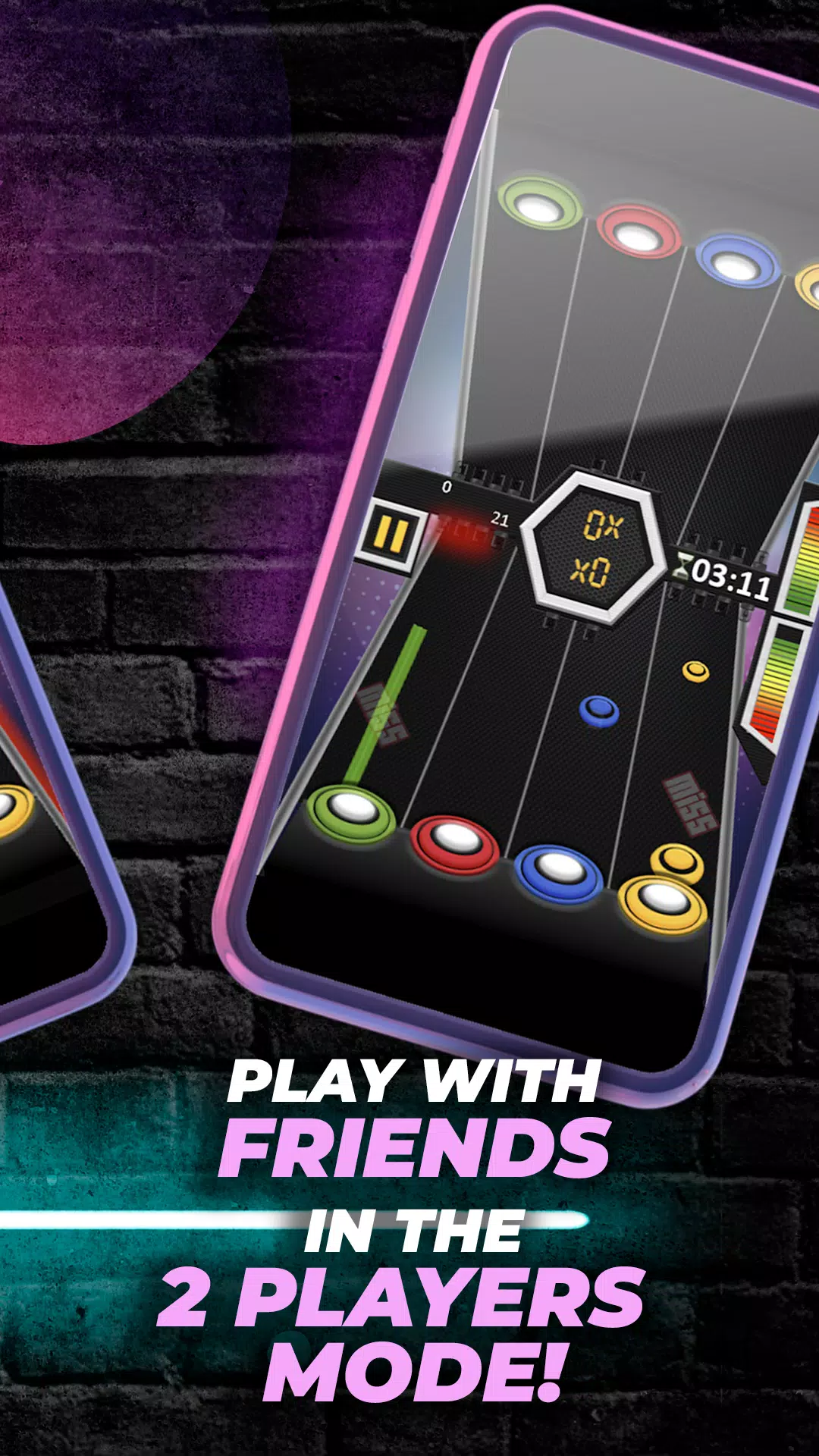 Play Guitar Hero Mobile: Music Game Online for Free on PC & Mobile