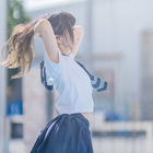 Japanese School Girl Wallpaper biểu tượng