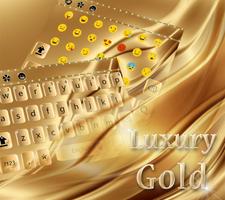 Luxury Gold Keyboard Theme screenshot 1