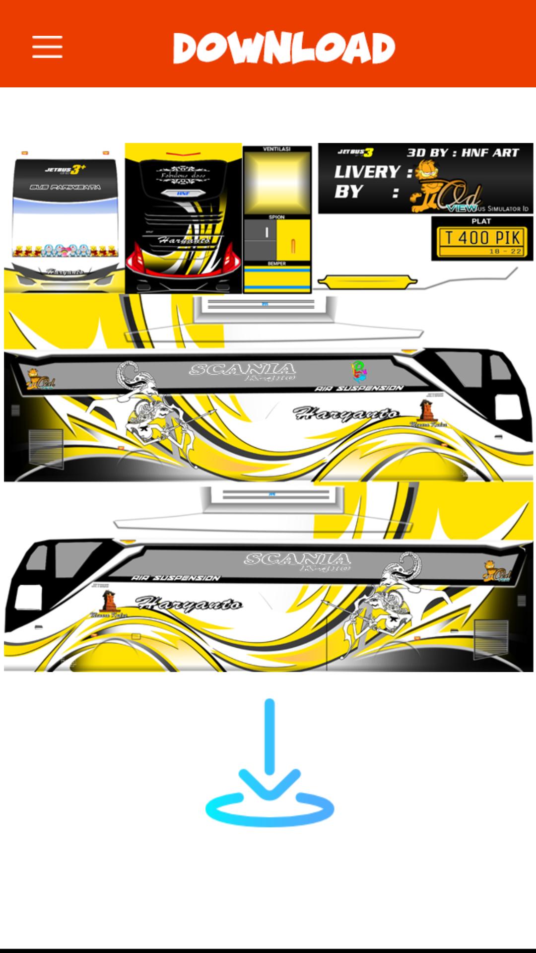 35+ Terbaik Untuk Livery Bussid Shd Full Stiker Kaca Depan ...