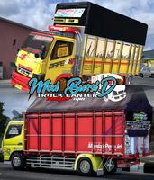 Mod Bussid Truck Canter Bemper-poster