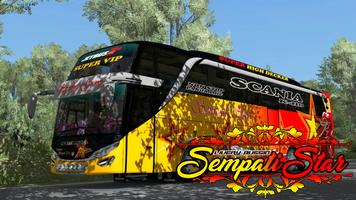 Livery Bussid Sempati Star 海報