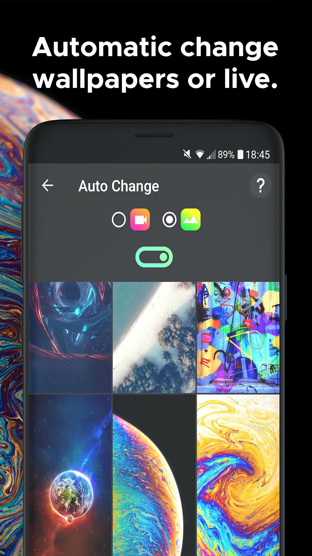 Auto Change Lock Screen Wallpaper Android