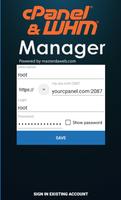 WHM cPanel Manager Affiche