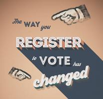 Lothian Voter Registration App ポスター