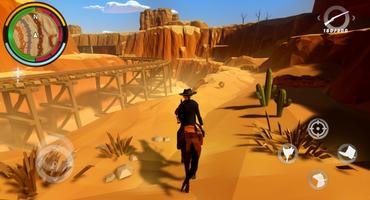 West Cowboy Western Polygon الملصق