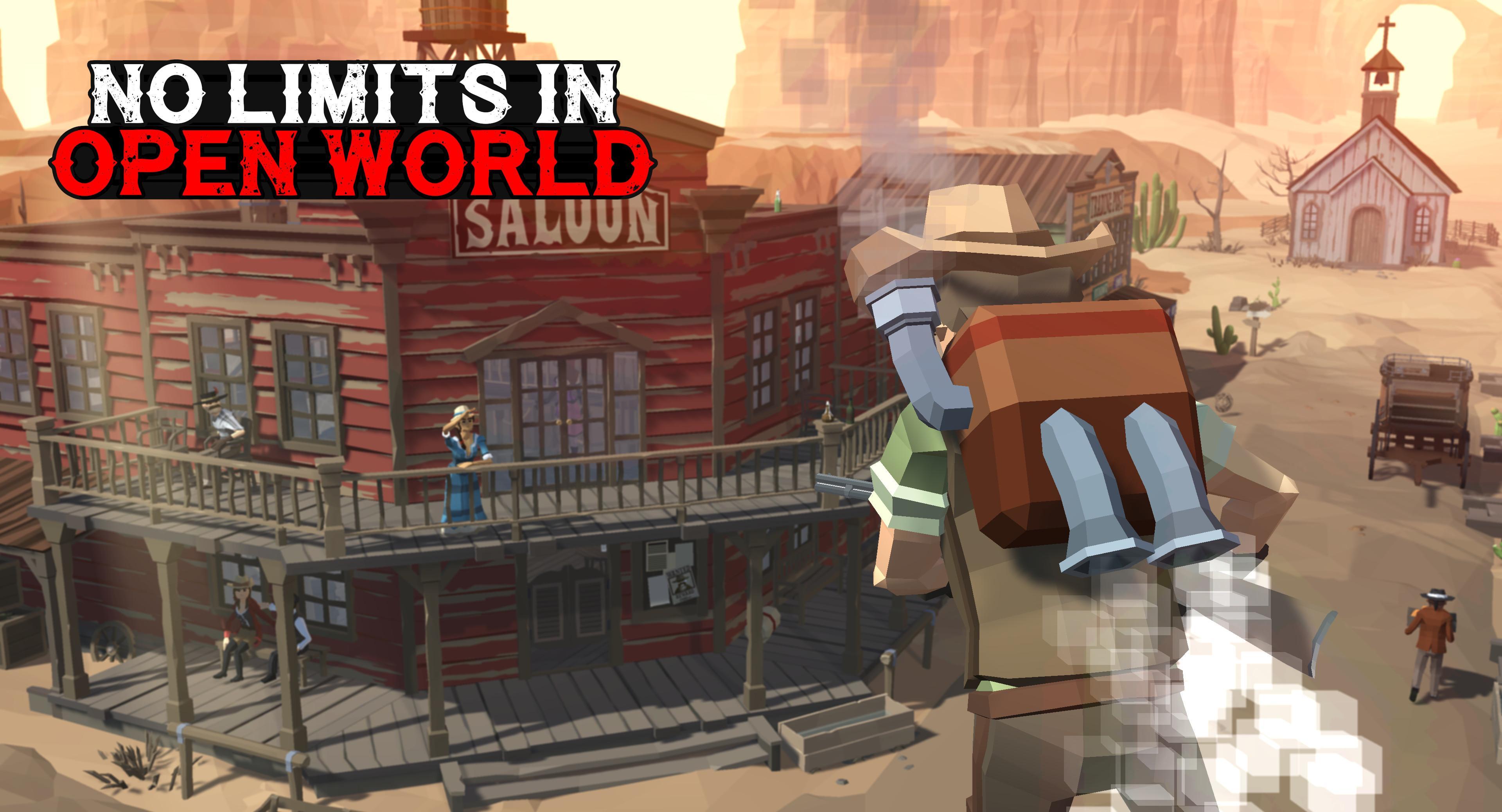 Wild West Cowboy Story Revolver Gunman Polygon For Android Apk Download - polygon game roblox