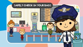 Lila's World: Airport & Planes स्क्रीनशॉट 1