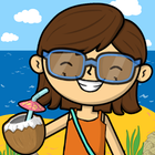 Lila's World: Beach Holiday أيقونة