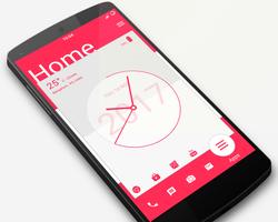 Analog Clock Launcher plakat