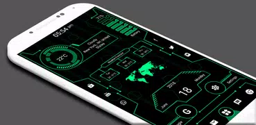 Futuristic Launcher 2, Applock