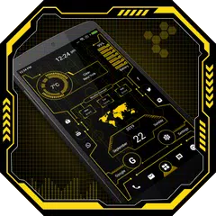 Futuristic Launcher 2, Applock XAPK Herunterladen