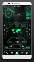 Futuristic Launcher 2, Applock Ekran Görüntüsü 1