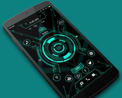 Futuristic Launcher 3 poster