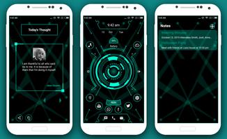Futuristic Launcher 3 screenshot 2