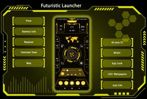 Futuristic Launcher 海報