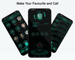 برنامه‌نما Hi-tech Phone Dialer & Contact عکس از صفحه