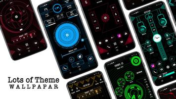 Hi-tech Themer Launcher syot layar 2