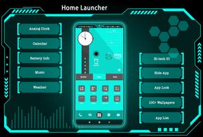 Home Launcher ảnh chụp màn hình 1