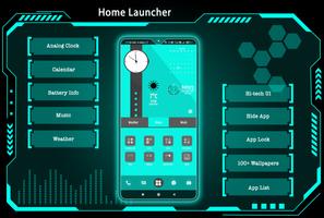 Home Launcher captura de pantalla 1