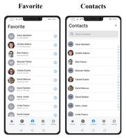 iCall Dialer Screen & Contacts screenshot 3