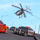 Police Car Chase Jeux 3d icône
