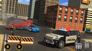 Police Car Chase Jeux 3d capture d'écran 2