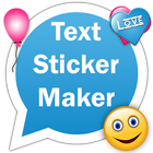 Text Sticker Maker icône