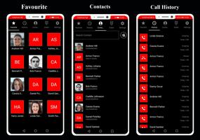 Metro Phone Dialer & Contacts Affiche