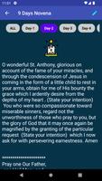 برنامه‌نما St Anthony Novena Prayers عکس از صفحه