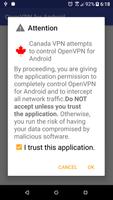 Canada VPN اسکرین شاٹ 2