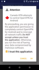 Скачать Canada VPN -Plugin for OpenVPN APK