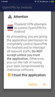 برنامه‌نما Thailand VPN عکس از صفحه