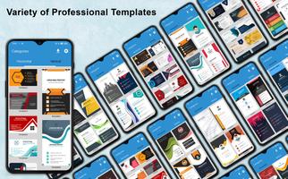 پوستر Business Card Maker, Visting