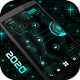 آیکون‌ Circuit Launcher 4 -2020 - Futuristic launcher UI