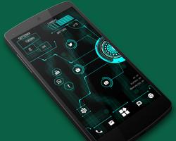 Circuit Launcher 4 -2020 - Futuristic launcher UI 스크린샷 3