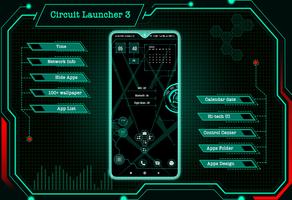 Circuit Launcher 3 - Applock Affiche