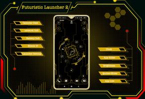 Futuristic Launcher 2 poster