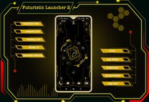 Futuristic Launcher 2 Plakat