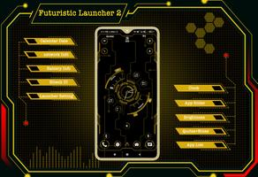 Futuristic Launcher 2 โปสเตอร์