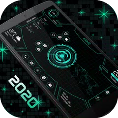 Hitech Futuristic Launcher 2020- Landscape Mode XAPK download