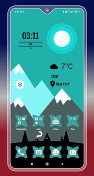 Compact Hitech Launcher - sci-fi, win style Themes 截图 8
