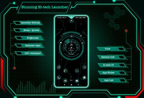 Stunning Hi-tech Launcher โปสเตอร์