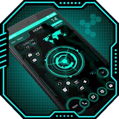 Futuristic UI Launcher XAPK download