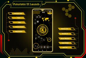 Futuristic UI Launcher plakat