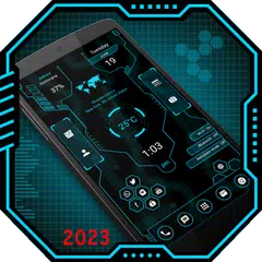 download Hi-tech Launcher 2 - Future UI XAPK