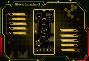 Hi-tech Launcher 2 - Future UI Plakat