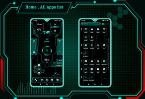 Hi-tech Launcher 2 - Future UI syot layar 2