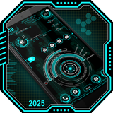 Hi-tech launcher icon